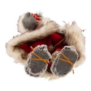 Kurt Adler 18-Inch Red And White Santa With Gift Box And Bells