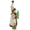 Kurt Adler 18-Inch Sage And Neutral Santa Table Piece