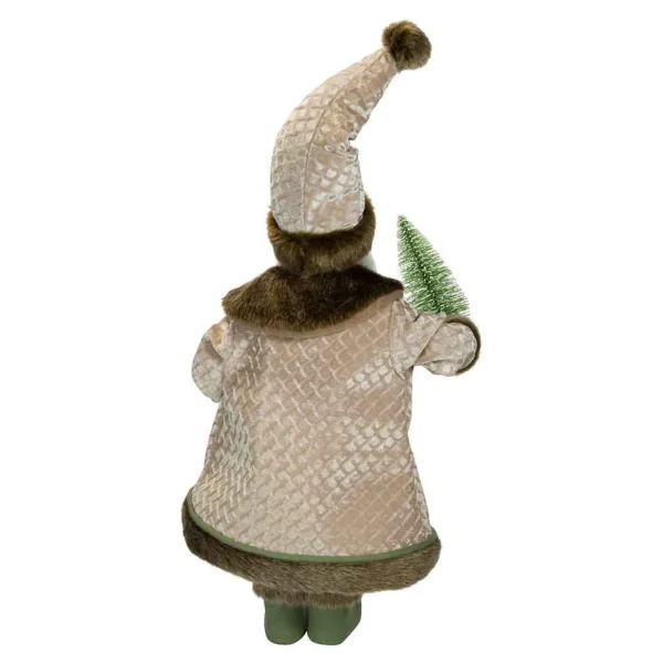 Kurt Adler 18-Inch Sage And Neutral Santa Table Piece