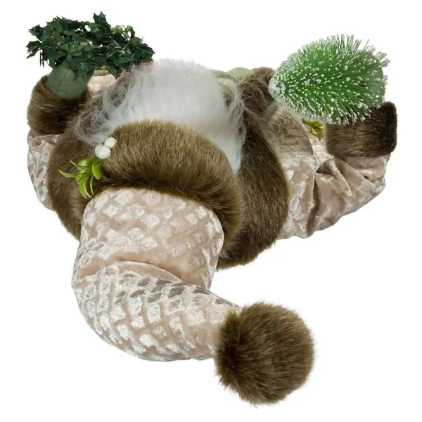 Kurt Adler 18-Inch Sage And Neutral Santa Table Piece