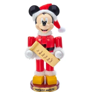 Kurt Adler 10-Inch Santa Mickey Mouse Nutcracker