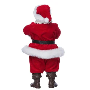 Kurt Adler 10-Inch Santa Opening Coke Tablepiece