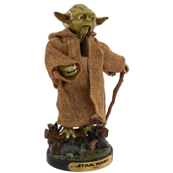 Kurt Adler 12-Inch Star Wars Hollywood Yoda Nutcracker
