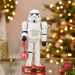 Kurt Adler 9.5-Inch Stormtrooper With Ball Ornament Nutcracker