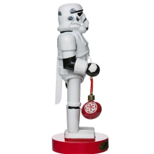 Kurt Adler 9.5-Inch Stormtrooper With Ball Ornament Nutcracker