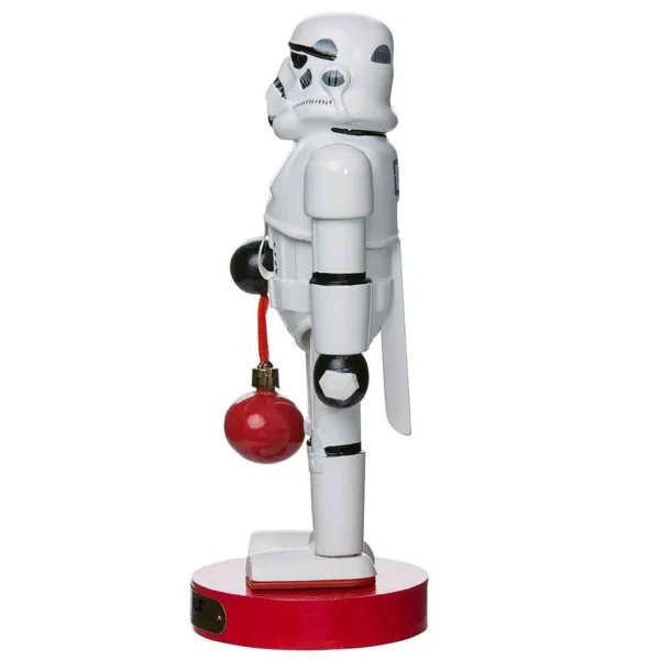 Kurt Adler 9.5-Inch Stormtrooper With Ball Ornament Nutcracker