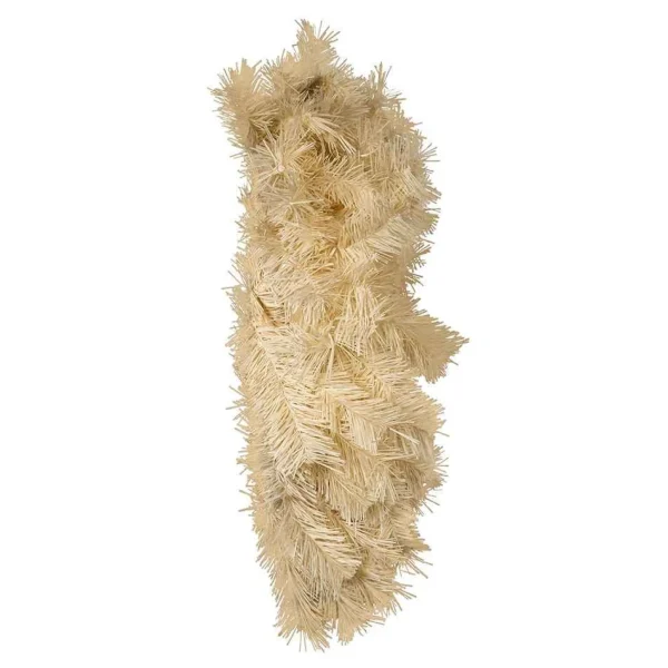 Kurt Adler 30-Inch Unlit Cream Wreath