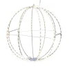Kurt Adler 12-Inch Warm White Led Foldable Metal Sphere