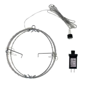 Kurt Adler 12-Inch Warm White Led Foldable Metal Sphere