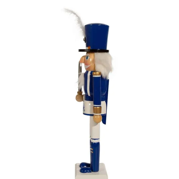 Kurt Adler 15-Inch Wooden Delft Blue Nutcracker