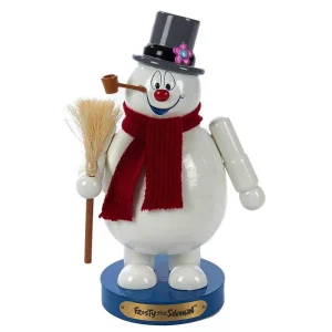 Kurt Adler 10-Inch Wooden Frosty The Snowman Nutcracker