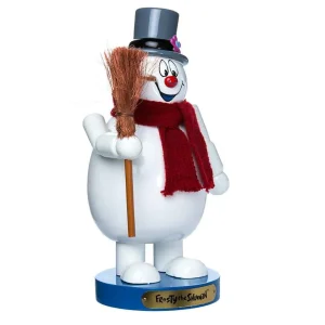 Kurt Adler 10-Inch Wooden Frosty The Snowman Nutcracker