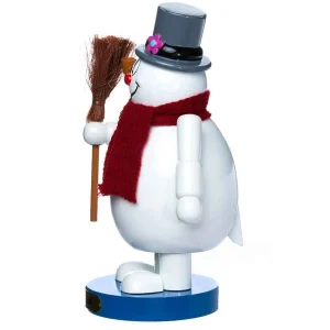 Kurt Adler 10-Inch Wooden Frosty The Snowman Nutcracker