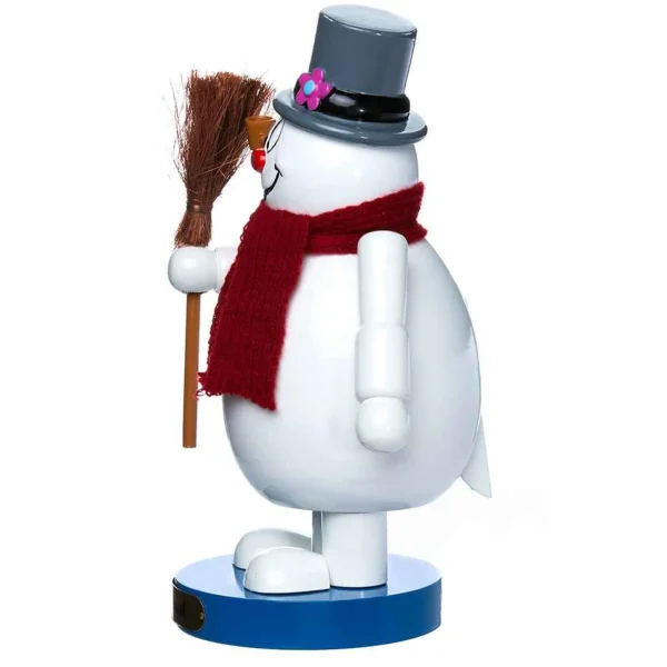 Kurt Adler 10-Inch Wooden Frosty The Snowman Nutcracker