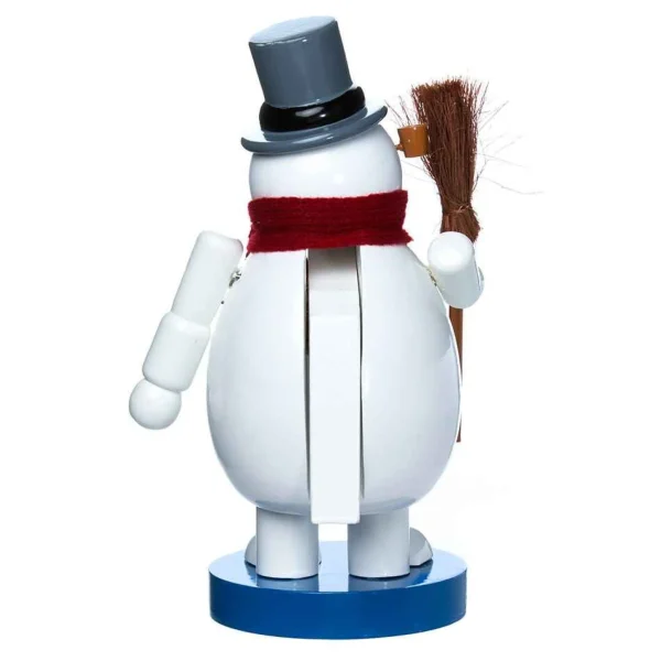 Kurt Adler 10-Inch Wooden Frosty The Snowman Nutcracker