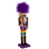 Kurt Adler 15-Inch Wooden Gay Pride Nutcracker