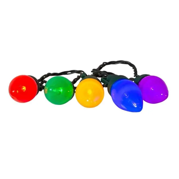 Kurt Adler 100-Light C7 Multicolored String Light Set