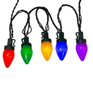 Kurt Adler 100-Light C7 Multicolored String Light Set