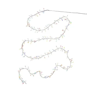 Kurt Adler 300-Light Cluster Garland With Rgb Led Lights