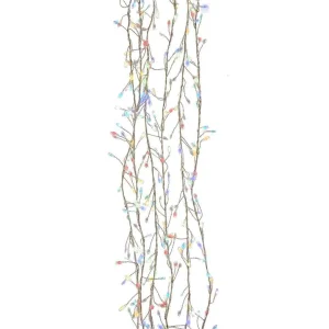 Kurt Adler 300-Light Cluster Garland With Rgb Led Lights
