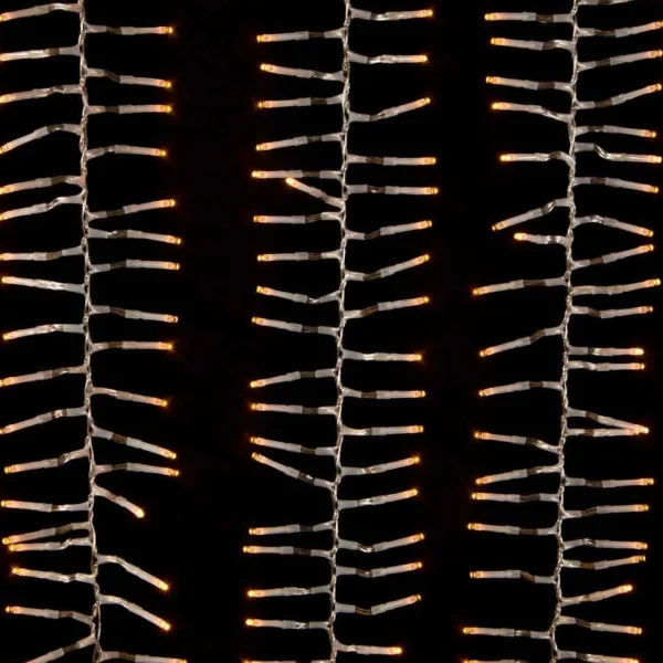 Kurt Adler 1000-Light 32.8-Foot Classic Warm White Led Cluster Garland