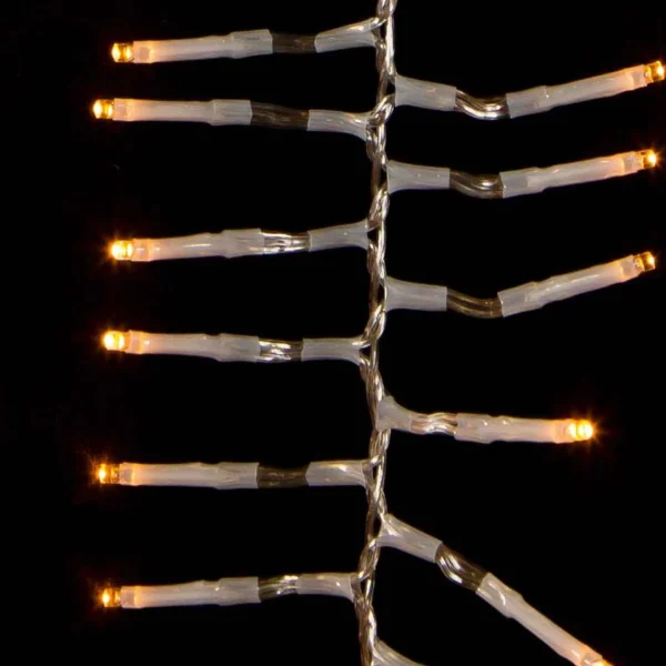 Kurt Adler 1000-Light 32.8-Foot Classic Warm White Led Cluster Garland