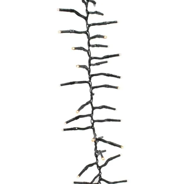 Kurt Adler 2000-Light 65-Foot Cluster Garland With Classic White Led Lights