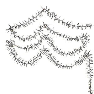 Kurt Adler 3000-Light 98-Foot Cluster Garland With Classic White Led Lights