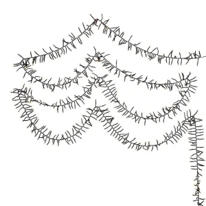 Kurt Adler 2000-Light 65-Foot Cluster Garland With Classic White Led Lights