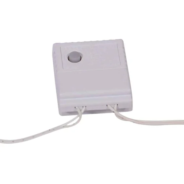 Kurt Adler 600-Light 49.2-Foot Cool White Led White Wire Rice Light Set