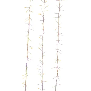 Kurt Adler 300-Light 9.8-Foot Dual Color Led Cluster Garland