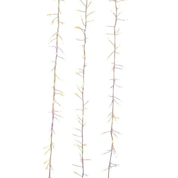 Kurt Adler 300-Light 9.8-Foot Dual Color Led Cluster Garland