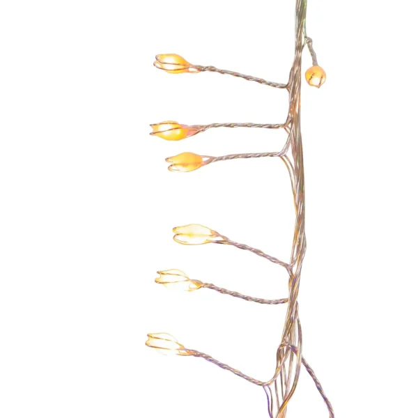 Kurt Adler 300-Light 9.8-Foot Dual Color Led Cluster Garland