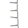 Kurt Adler 600-Light 49.2-Foot Multicolored Led White Wire Rice Light Set