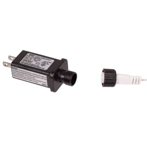 Kurt Adler 600-Light 49.2-Foot Multicolored Led White Wire Rice Light Set