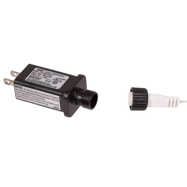 Kurt Adler 600-Light 49.2-Foot Multicolored Led White Wire Rice Light Set