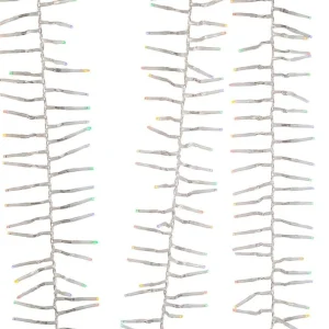 Kurt Adler 1000-Light 32.8-Foot Multicolored Led Cluster Garland