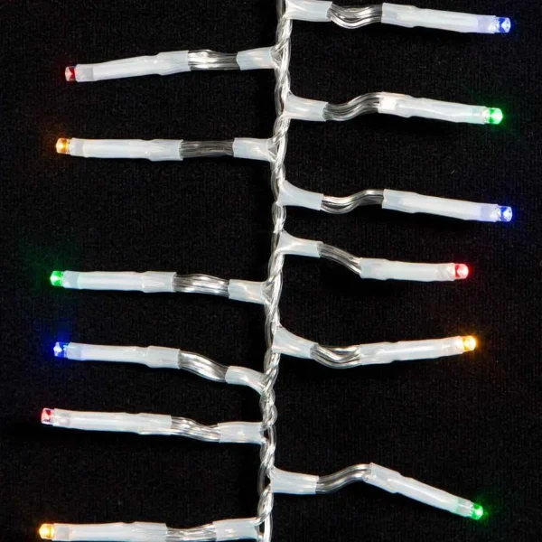 Kurt Adler 1000-Light 32.8-Foot Multicolored Led Cluster Garland