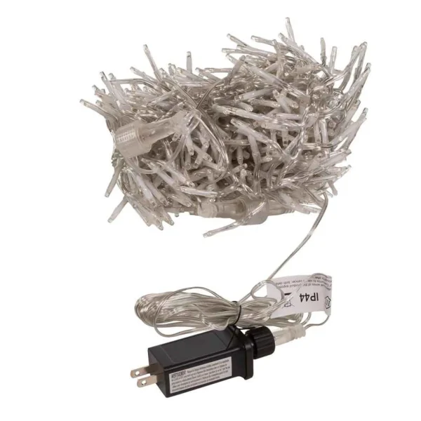 Kurt Adler 480-Light 15.7-Foot Rgb Led Connectable Cluster Garland