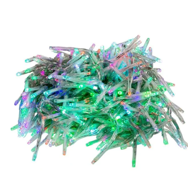 Kurt Adler 480-Light 15.7-Foot Rgb Led Connectable Cluster Garland