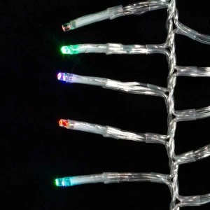 Kurt Adler 480-Light 15.7-Foot Rgb Led Connectable Cluster Garland