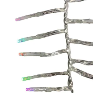Kurt Adler 480-Light 15.7-Foot Rgb Led Connectable Cluster Garland