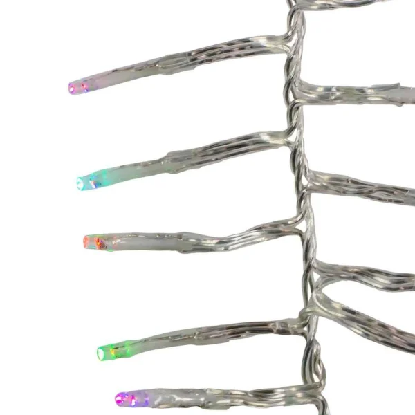 Kurt Adler 480-Light 15.7-Foot Rgb Led Connectable Cluster Garland