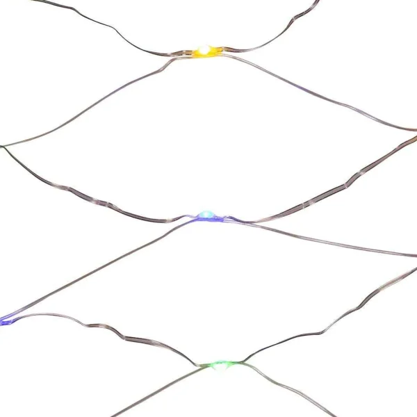 Kurt Adler 300-Light 6-Foot Starburst Multi Led Net Light