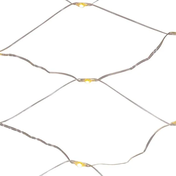 Kurt Adler 300-Light 6-Foot Starburst Warm White Led Net Light