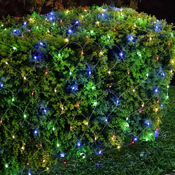 Kurt Adler 300-Light 6-Foot Starburst Multi Led Net Light