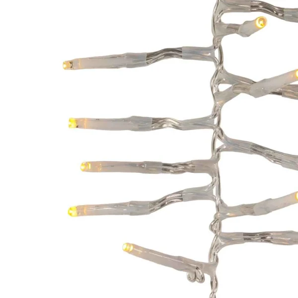 Kurt Adler 1000-Light 32.8-Foot Warm White Led Cluster Garland