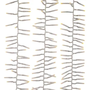 Kurt Adler 1000-Light 32.8-Foot Warm White Led Cluster Garland