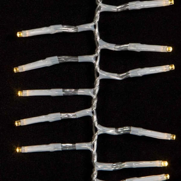 Kurt Adler 1000-Light 32.8-Foot Warm White Led Cluster Garland