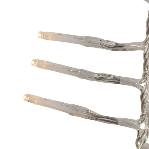Kurt Adler 480-Light 15.7-Foot Warm White Led Connectable Cluster Garland